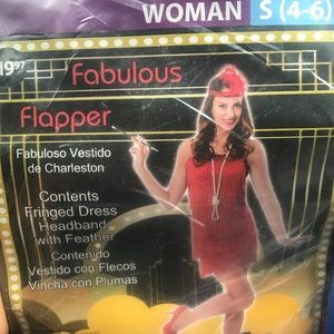 🎃 brand new costume adult flapper dress